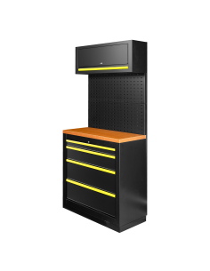 CONJUNTO DE MUEBLES MODULARES (7PCS) - AMARILLO