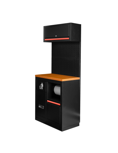CONJUNTO DE MUEBLES MODULARES (7PCS) - ROJO