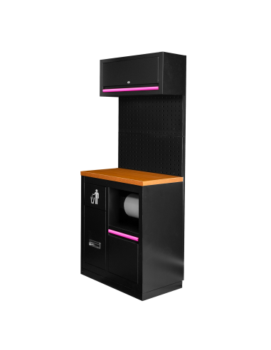 CONJUNTO DE MUEBLES MODULARES (7PCS) - ROSA