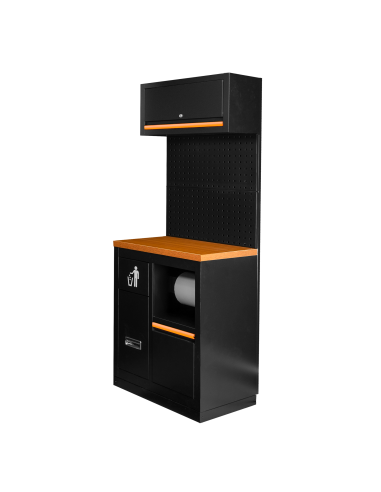 CONJUNTO DE MUEBLES MODULARES (7PCS) - NARANJA