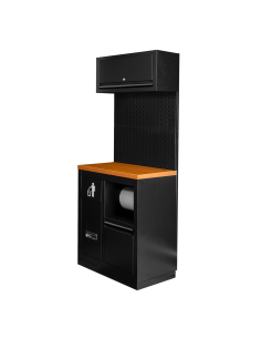 CONJUNTO DE MUEBLES MODULARES (7PCS) - NEGRO