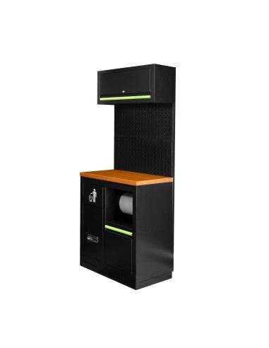 CONJUNTO DE MUEBLES MODULARES (7PCS) - EXTENSIÓN CON ARMARIO CON PORTABOBINA (REF.16493)