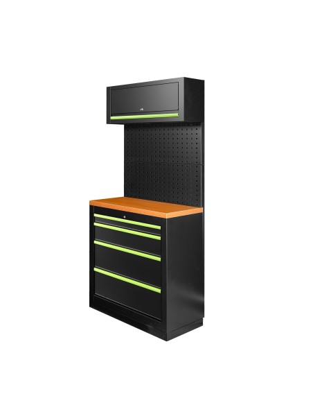 CONJUNTO DE MUEBLES MODULARES (7PCS) - EXTENSIÓN CON ARMARIO DE 4 CAJONES (REF.16627)