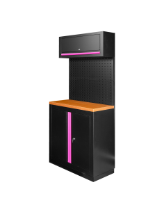 CONJUNTO DE MUEBLES MODULARES (7PCS) - ROSA