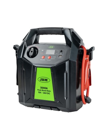 ARRANCADOR DE VEHÍCULOS MULTIFUNCIÓN CON PANTALLA DIGITAL Y BATERÍAS DE LITIO DE 48.000MAH - 12V/24V