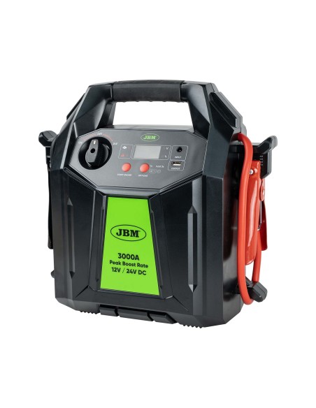 ARRANCADOR DE VEHÍCULOS MULTIFUNCIÓN CON PANTALLA DIGITAL Y BATERÍAS DE LITIO DE 48.000MAH - 12V/24V