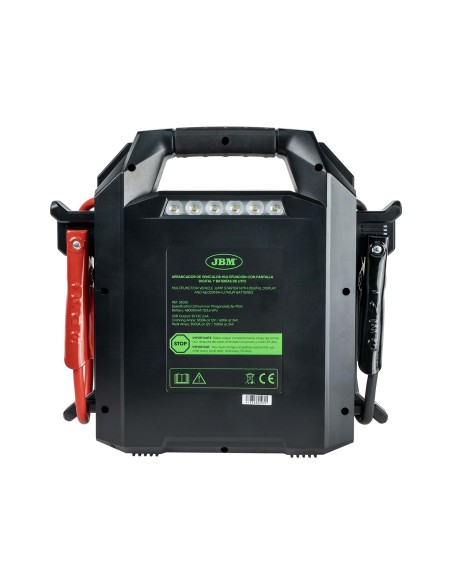 ARRANCADOR DE VEHÍCULOS MULTIFUNCIÓN CON PANTALLA DIGITAL Y BATERÍAS DE LITIO DE 48.000MAH - 12V/24V