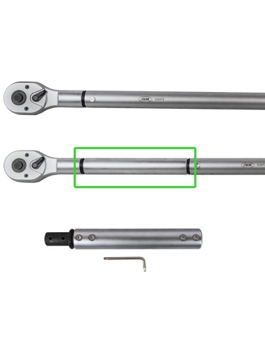 LLAVE DINAMOMÉTRICA DE 3/4" EXTENSIBLE 200-800NM