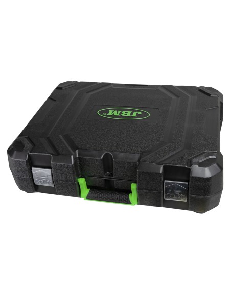 KIT DE AMOLADORA ÁNGULAR Y TALADRO PERCUTOR A BATERÍA CON MALETÍN