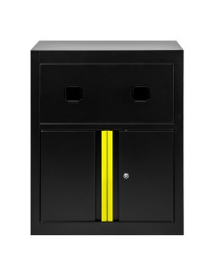 ARMARIO CON CARRETES DE AIRE COMPRIMIDO Y ELÉCTRICO - AMARILLO