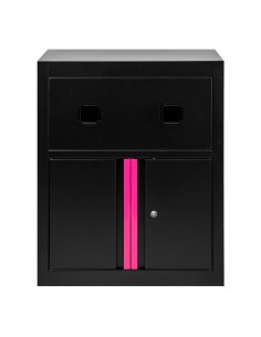 ARMARIO CON CARRETES DE AIRE COMPRIMIDO Y ELÉCTRICO - ROSA