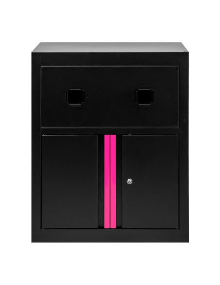 ARMARIO CON CARRETES DE AIRE COMPRIMIDO Y ELÉCTRICO - ROSA