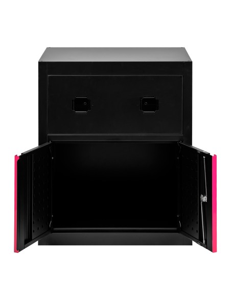 ARMARIO CON CARRETES DE AIRE COMPRIMIDO Y ELÉCTRICO - ROSA