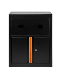 ARMARIO CON CARRETES DE AIRE COMPRIMIDO Y ELÉCTRICO - NARANJA