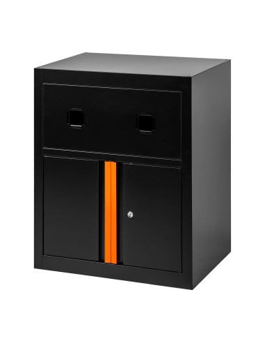 ARMARIO CON CARRETES DE AIRE COMPRIMIDO Y ELÉCTRICO - NARANJA