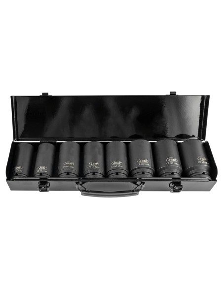 60048C PISTOLA DE IMPACTO BRUSHLESS A BATERÍA 3/4" 1300NM + 52347 SET DE 8 VASOS DE IMPACTO HEX 3/4"