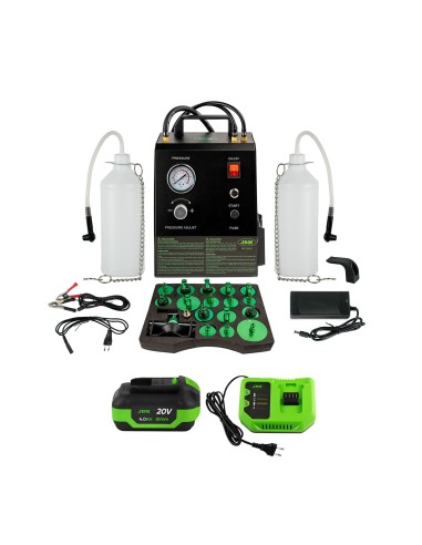 60067 SANGRADOR DE FRENOS ELÉCTRICO A BATERÍA + 60013 BATERÍA LI-ION 4.0AH