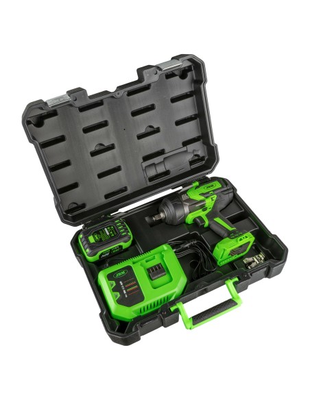 PISTOLA DE IMPACTO BRUSHLESS A BATERÍA 1/2" 1300NM CON MALETÍN