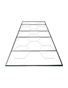 SET DE LUCES LED HEXAGONALES PARA TECHO CON KIT DE SOPORTE METÁLICO