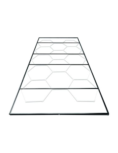 SET DE LUCES LED HEXAGONALES PARA TECHO CON KIT DE SOPORTE METÁLICO