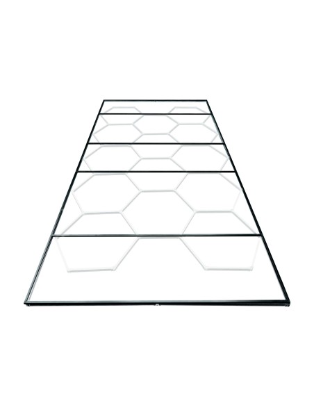 SET DE LUCES LED HEXAGONALES PARA TECHO CON KIT DE SOPORTE METÁLICO