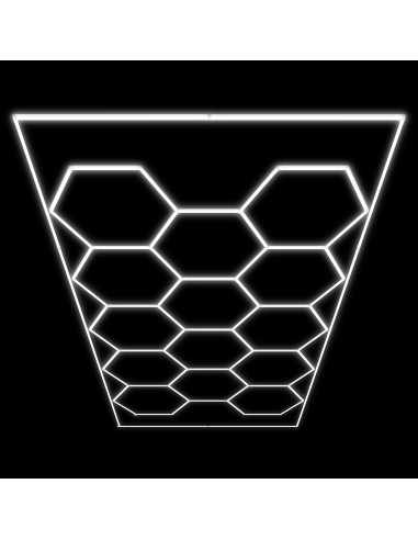 SET DE LUCES LED HEXAGONALES PARA TECHO