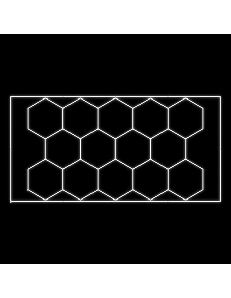 SET DE LUCES LED HEXAGONALES PARA TECHO