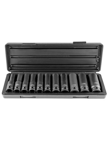 60044C PISTOLA DE IMPACTO BRUSHLESS A BATERÍA 1/2" 1300NM + 52342 SET DE 11 VASOS DE IMPACTO