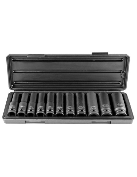 60044C PISTOLA DE IMPACTO BRUSHLESS A BATERÍA 1/2" 1300NM + 52342 SET DE 11 VASOS DE IMPACTO