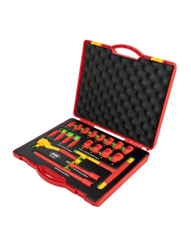 MALETÍN DE HERRAMIENTAS AISLADAS 20 PCS DE 3/8"