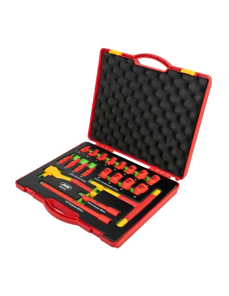 MALETÍN DE HERRAMIENTAS AISLADAS 20 PCS DE 3/8"