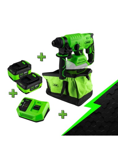 PROMO ELECTR: MARTILLO PERCUTOR SDS A BATERÍA 60023 + 60013 + 60015 + 60016 + 53782