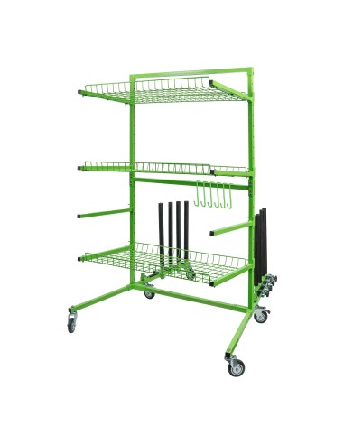 CARRO PARA PIEZAS AJUSTABLE CON SOPORTE PARA PANELES
