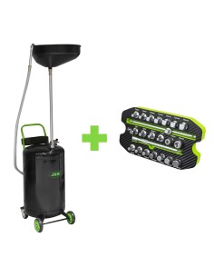 PROMO: RECOGEDOR DE ACEITE 90L + MÓDULO VASOS PARA TAPONES CÁRTER