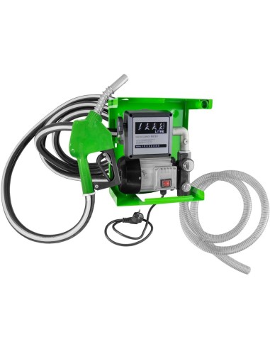 BOMBA DE SUMINISTRO DE GASOIL CON PISTOLA Y CONTADOR 200V-240V