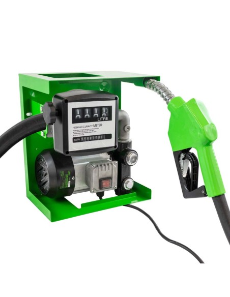 BOMBA DE SUMINISTRO DE GASOIL CON PISTOLA Y CONTADOR 200V-240V