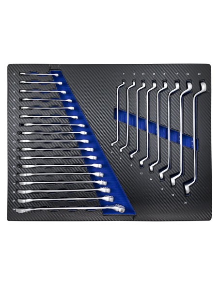 SET DE 4 MODULOS EVA CARBONO PARA CARRO DE HERRAMIENTAS - AZUL
