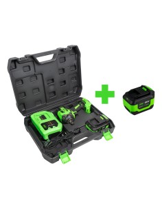 PISTOLA DE IMPACTO BRUSHLESS A BATERIA 1/2" 800NM CON MALETIN + 60015