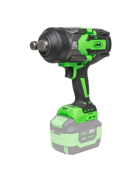 PISTOLA DE IMPACTO BRUSHLESS A BATERÍA 3/4" 1800NM