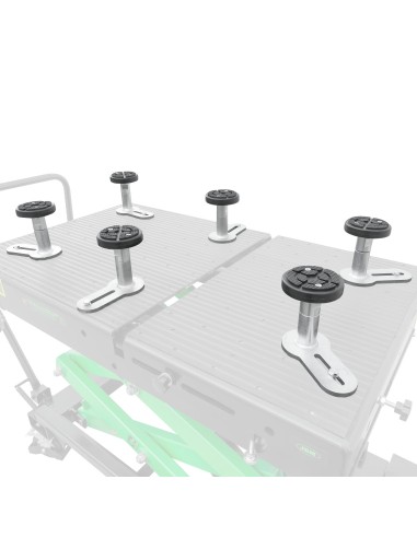 SET DE 6 SOPORTES PARA MESA HIDRÁULICA 54386