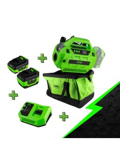 PROMO ELÉCTRICA CON COMPRESOR 60003 + BATERÍA 4.0AH + BATERÍA 6.0AH + CARGADOR 20V + MOCHILA