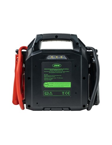 ARRANCADOR DE VEHÍCULOS MULTIFUNCIÓN CON PANTALLA DIGITAL Y BATERÍA DE LITIO DE 16.000MAH – 12V