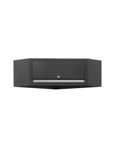ARMARIO DE PARED ESQUINERO - PLATA