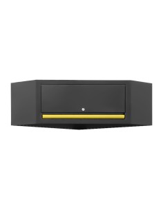 ARMARIO DE PARED ESQUINERO - DORADO