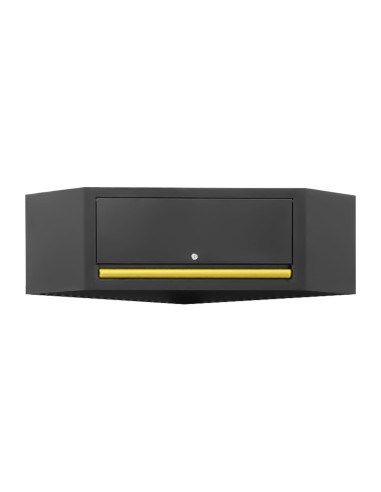 ARMARIO DE PARED ESQUINERO - DORADO