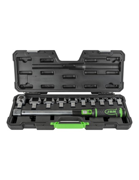 LLAVE DINAMOMÉTRICA DE 1/2" CON 40-200 NM Y CABEZALES INTERCAMBIABLES