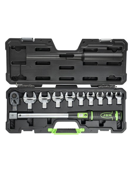 LLAVE DINAMOMÉTRICA DE 1/2" CON 40-200 NM Y CABEZALES INTERCAMBIABLES