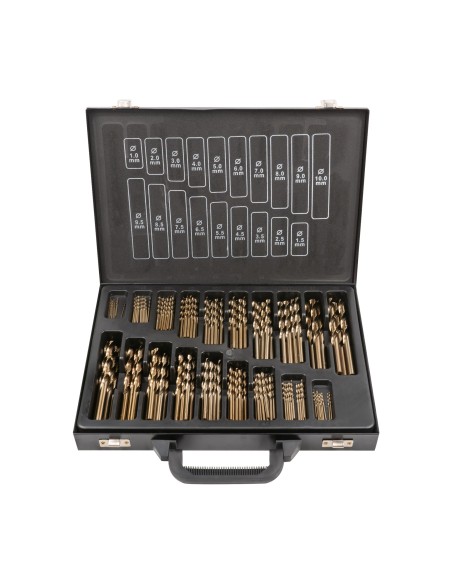 ESTUCHE DE BROCAS HELICOIDALES 1-10MM COBALTO