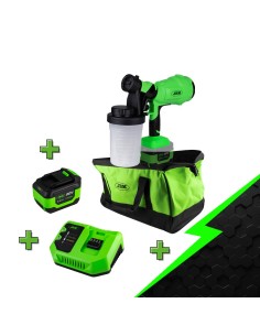 PROMO 60043 PULVERIZADOR DE PINTURA A BATERÍA + 60015 + 60016 + 53782