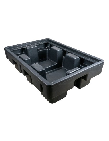 CUBETO DE RETENCIÓN ESPECIAL EUROPALLET 2 BIDONES 650KG